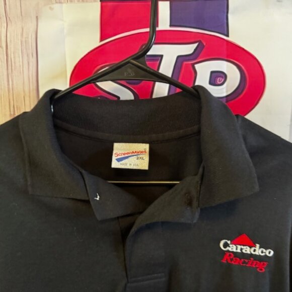 Jason Jarrett Caradco Racing Mens Team Issued Polo Shirt Size 3XL - Picture 4 of 5